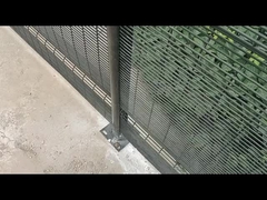 Fermeture de sécurité en treillis soudés en poudre, jardin recouvert de poudre avec point 2 x 2,5 m