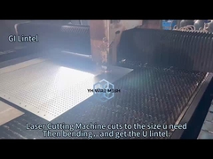 Réseau de treillis métalliques perforés galvanisés à trous ronds de 6 mm