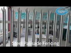 Rameau de palissade en acier de haute sécurité anti-escalade protection périmètre durable