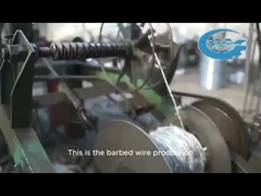 Fil barbelé en acier galvanisé à chaud calibre 12 pour clôtures de sécurité