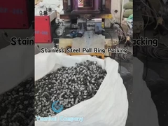 Anneaux de palle métalliques en acier inoxydable pour le nettoyage et la distillation des gaz