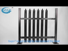 Clôture en acier largeur 2-3m Garantie de 10 ans