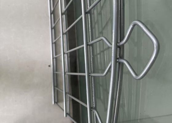 Double Loop Wire Fence 50x200mm Mesh Free Samples Custom Posts For Garden Highway Sport