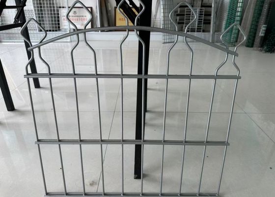 Double Loop Wire Fence 50x200mm Mesh Free Samples Custom Posts For Garden Highway Sport