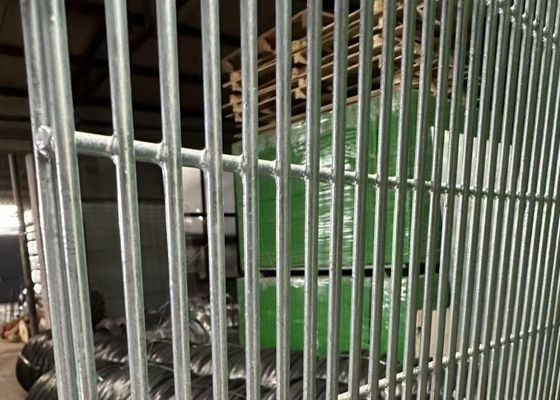 358 Anti Cut Security Fence Panel 2.4m x 3.0m Galvanized Steel Mesh