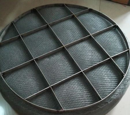 SS304 Wire Mesh Demister Pad Thickness 200mm for Chemical Tower