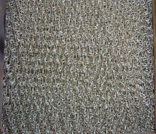 SS Knitted Demister Screen , Filter Demister Circular / Square Shape For Tower