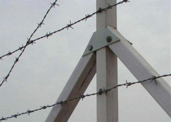 ISO9001 Electro Galvanized 14 Gauge High Tensile Barbed Wire Coil For 