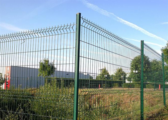 Barrière Panel de triangle formée par pêche de vert de PVC 2.0*2.5m pour l'OEM de sécurité