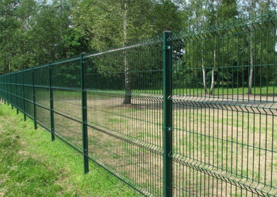 L'OEM que 3D a courbé la poudre a enduit la barrière en acier Panel de la triangle 3D 2*2.5m 4.0mm