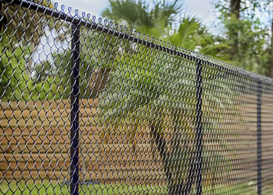 Taille provisoire en acier à faible teneur en carbone de Mesh Fencing 1,5-3M de maillon de chaîne