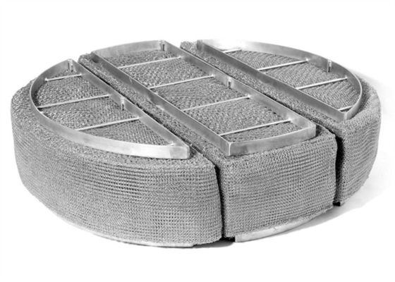 Ss 304 Demister Pad améliore l'efficacité de la filtration avec 99,9% de filtrage