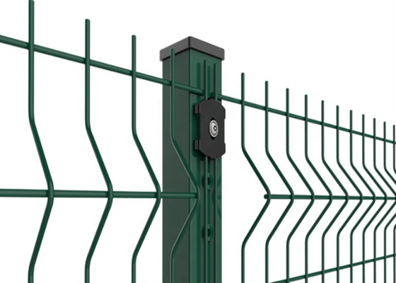 Poteaux ronds en treillis soudés Triangle de clôture jardin hauteur 1,5 m