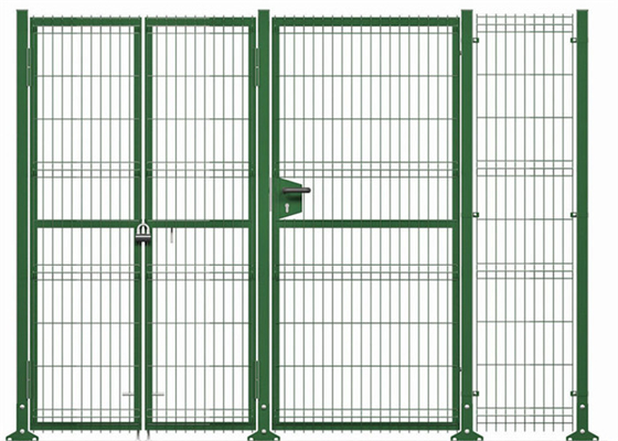 Fermeture à courbure triangulaire 3D pour jardin résidentiel 1,8*3m 75*200mm