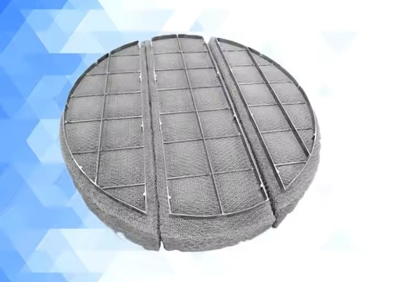 Plaquette de démontage de treillis métalliques 304 316 en acier inoxydable pour la séparation des gaz liquides