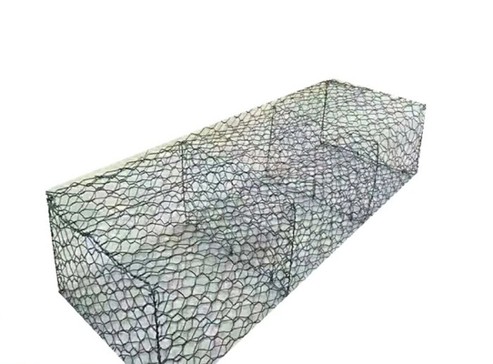 Paroi de maintien en gabion hexagonal pour le contrôle des crues dans les rivières 3*1*1m