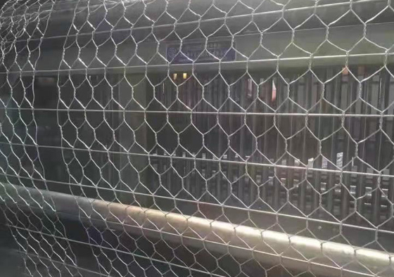 Cages en pierre enduites en poudre ou en galfan et paniers en gabions de 5 mm renforcés pour lutte contre les inondations 2,5*1*1m