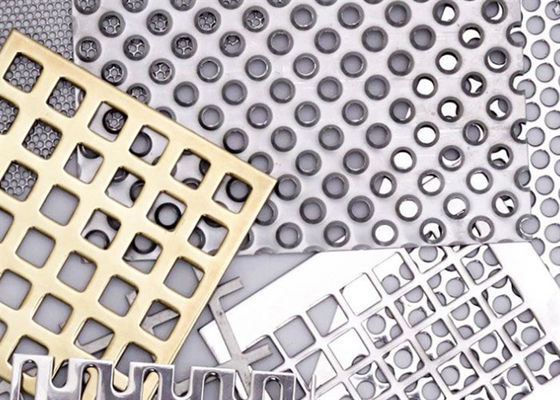 Maillage de fil perforé perforé en acier à faible teneur en carbone pour filtre à écran