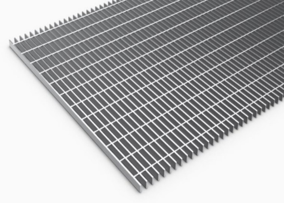 Caillebotis métalliques galvanisés à chaud pour passerelles, robustes, antidérapants, plates-formes industrielles
