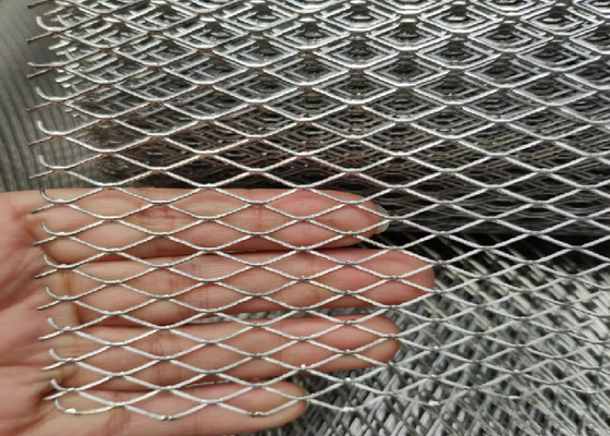 96 pouces de longueur métallique étendue filet de fil de diamant type trou
