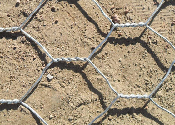 PVC / fil de fer galvanisé à chaud Gabion filet de fil pour la protection de pente