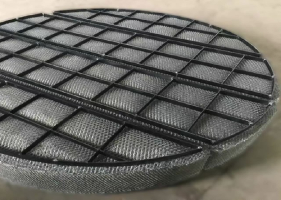 Pad de démontage de treillis métalliques en acier inoxydable pour la séparation des gaz liquides