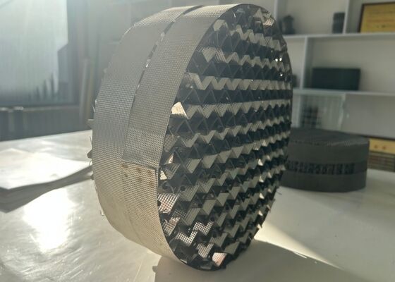 SS304 316L Emballage métallique structuré 500Y/700Y pour la distillation