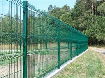 3D grillage vert sinueux galvanisé plongé chaud clôturant, barrière de sécurité 358
