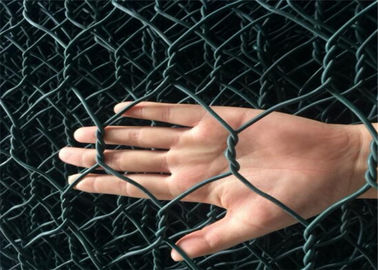 Périmètre hexagonal de frontière d'armée de mur de soutènement de Gabion
