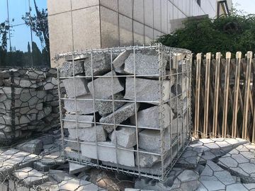 Protection soudée galvanisée d'automne de roche de panier de Gabion de grillage de Gabion d'immersion chaude