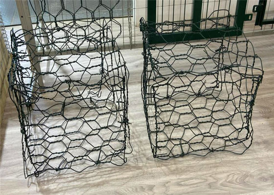 Fil à faible teneur en carbone Mesh For River Bank du fil 2.4mm 80x100mm Gabion